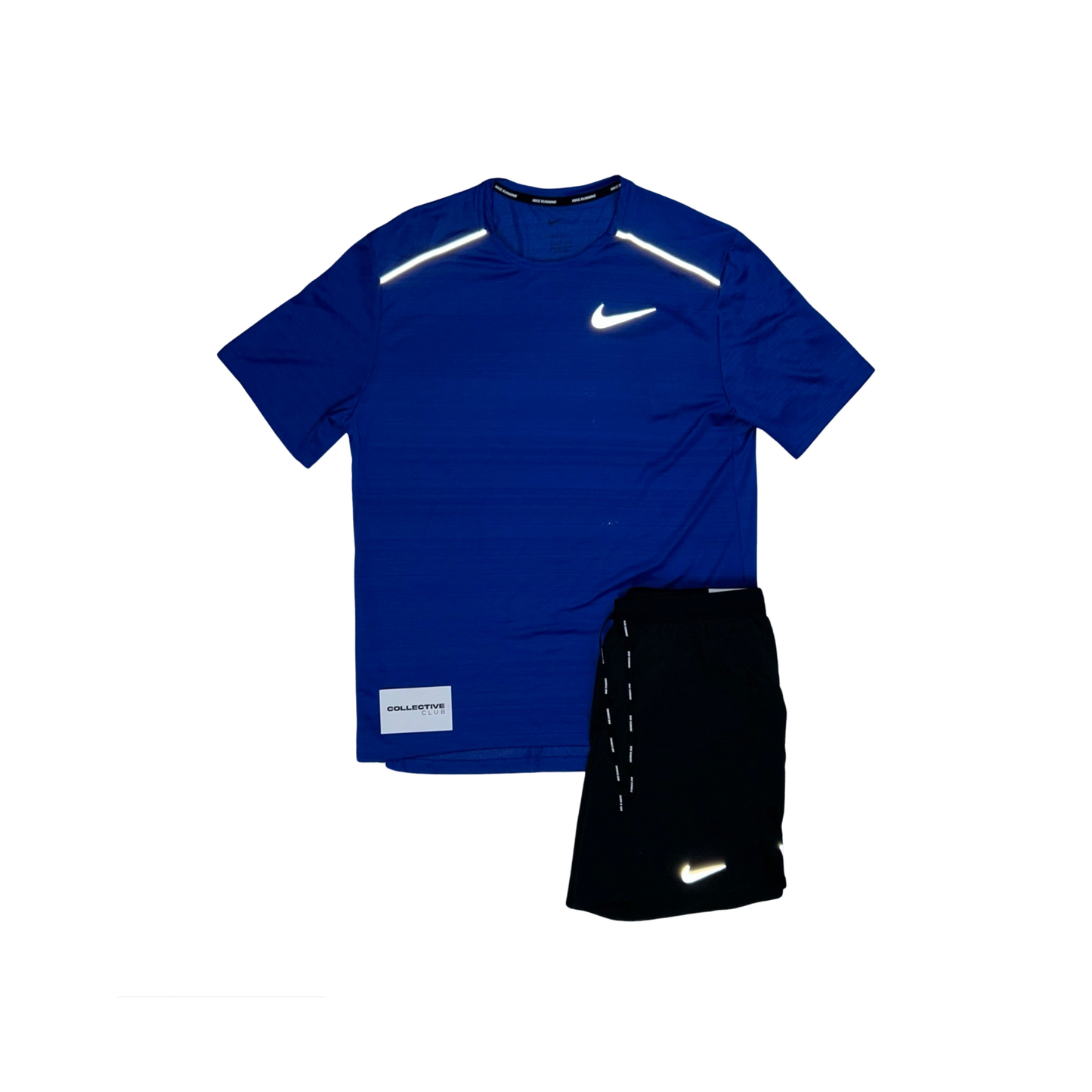 Royal Blue Miler with Black Flex Stride Nike Set