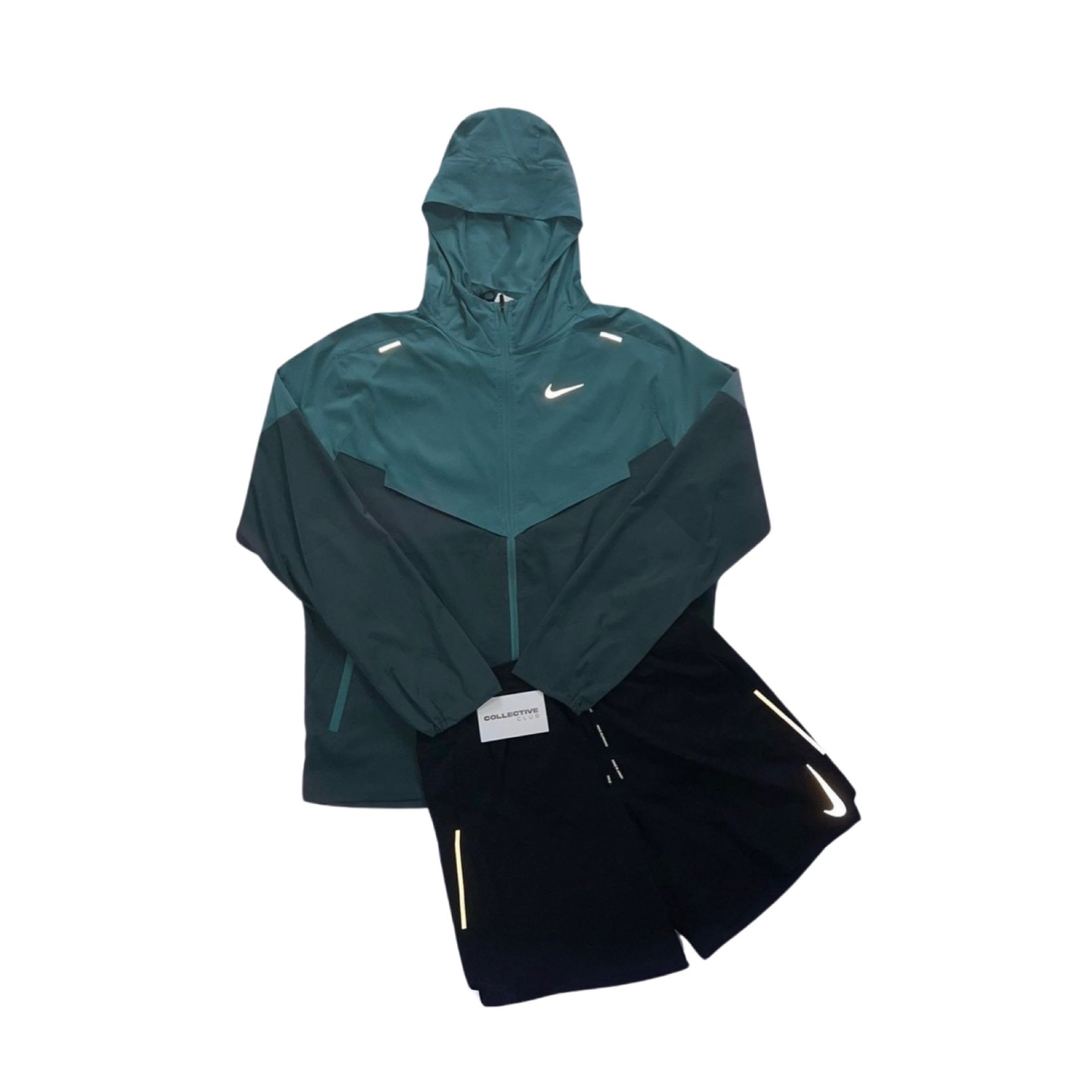 Teal Nike Windrunner/Flex Stride Set