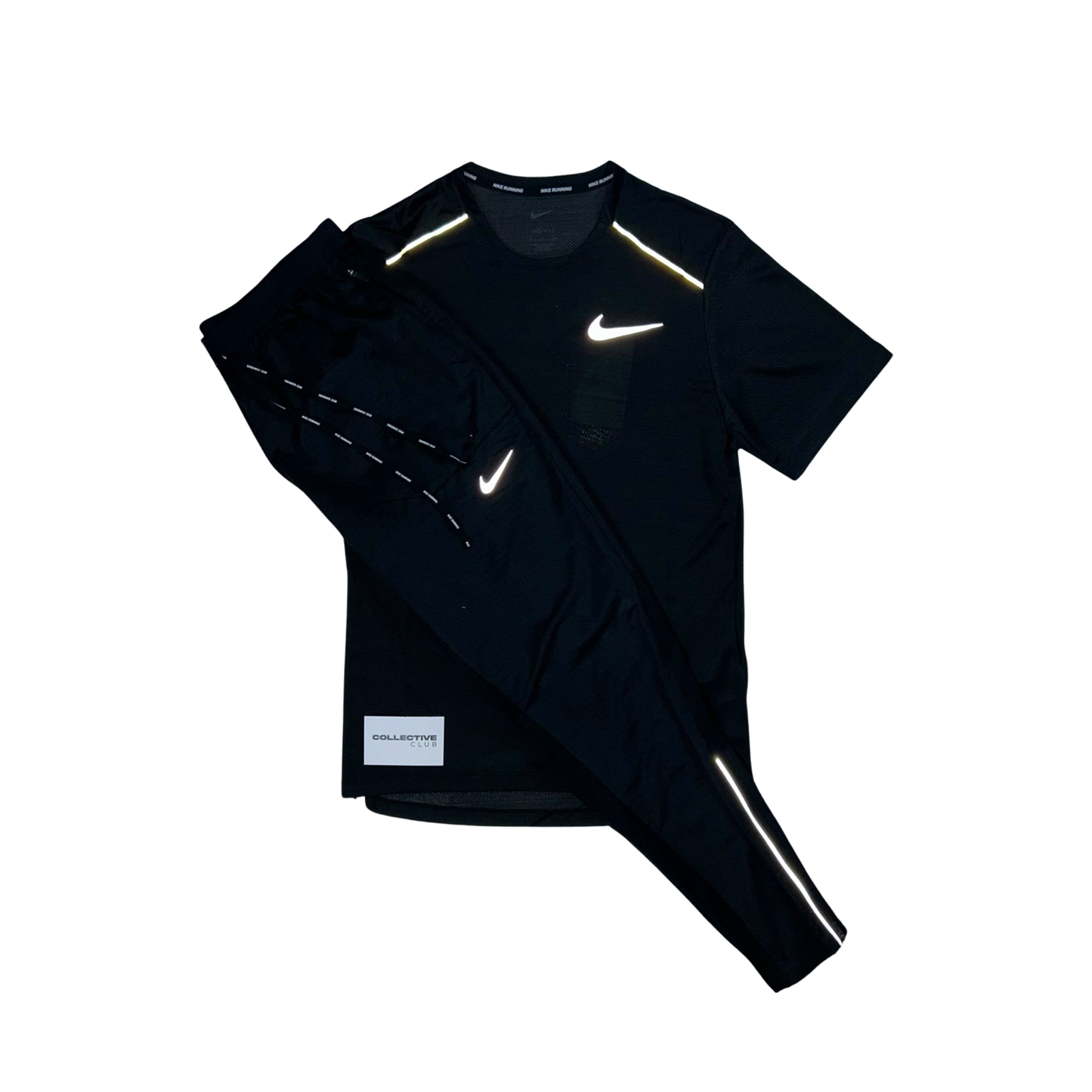 Black Nike Miler with Black Phenom Bottoms