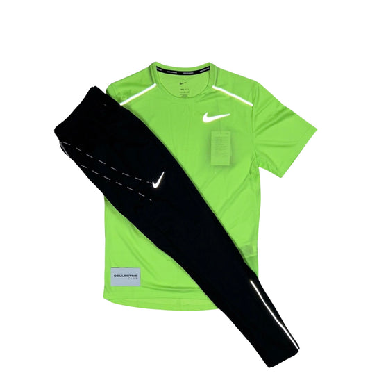 Ghost Green Miler/Phenom Bottoms Nike Set