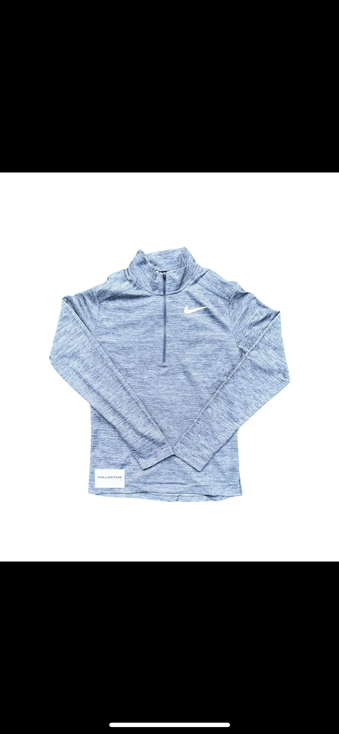 Grey Nike 1/4 Zip